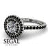 Double Halo Diamond Ring - Zoey No. 36